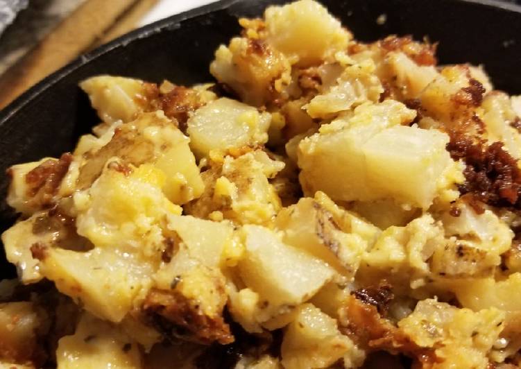 Recipe: Delicious Cheesy Potatoes Again