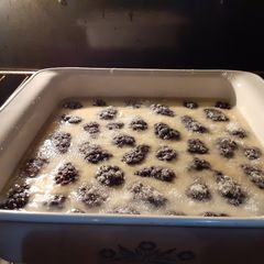 A picture of Blackberry Cobbler.