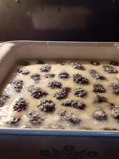 A picture of Blackberry Cobbler.