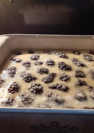 A picture of Blackberry Cobbler.