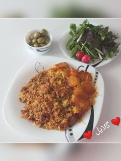 عکسی از دستور لوبیا پلو 😋