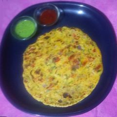 Veg. Masala omelette A picture of Veg. Masala omelette.