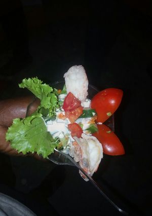 A picture of Prawns cocktail.