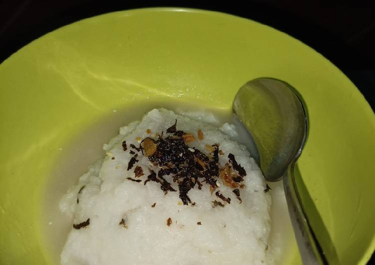 Resep Terbaru Bubur rice cooker simple Lezat Mantap