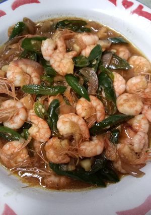 Foto resep Udang cabe ijo
