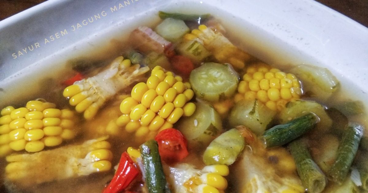 1167. Sayur Asem Jagung Manis (pakai terasi)