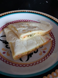 Foto de Crepioca com presunto, queijo e orégano