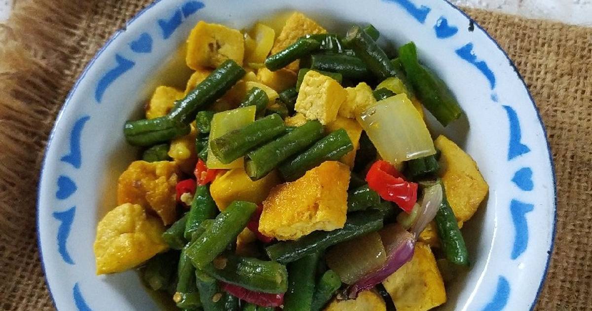 Resep Oseng Kacang Panjang Tahu Oleh Saomi Mayhai Cookpad