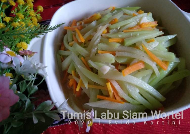 Tumis Labu Siam Wortel