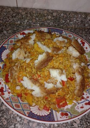 صورة لوصفة بواقي الرز والسمك(لا لضياع)