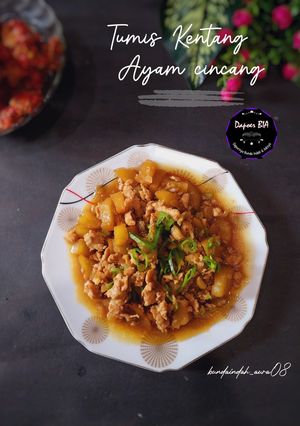 Foto resep Tumis Kentang Ayam Cincang