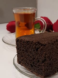 عکسی از دستور کیک کاکائویی ساده