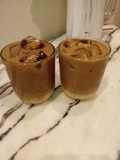 صورة لوصفة سبانش لاتيه بااااارد 😋