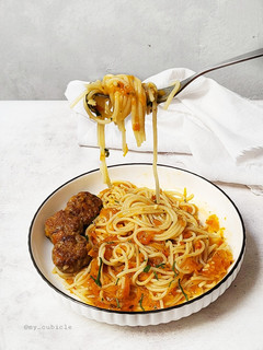 Foto resep Meatballs Spaghetti