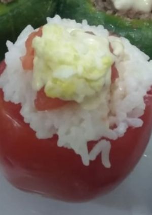 Una foto de Tomate rellenos