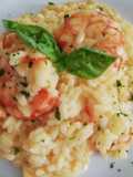 Risotto con gamberoni al profumo di curcuma