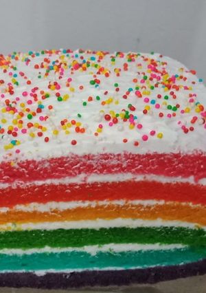 Foto resep Rainbow cake