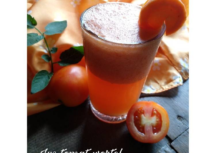 Cara Gampang Menyiapkan Jus tomat wortel 🍅🥕, Menggugah Selera