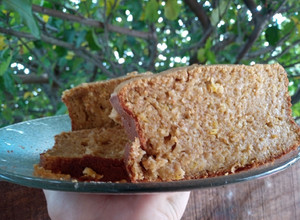 Una foto de Budín de mandarina (sin azúcar ni harina blanca)