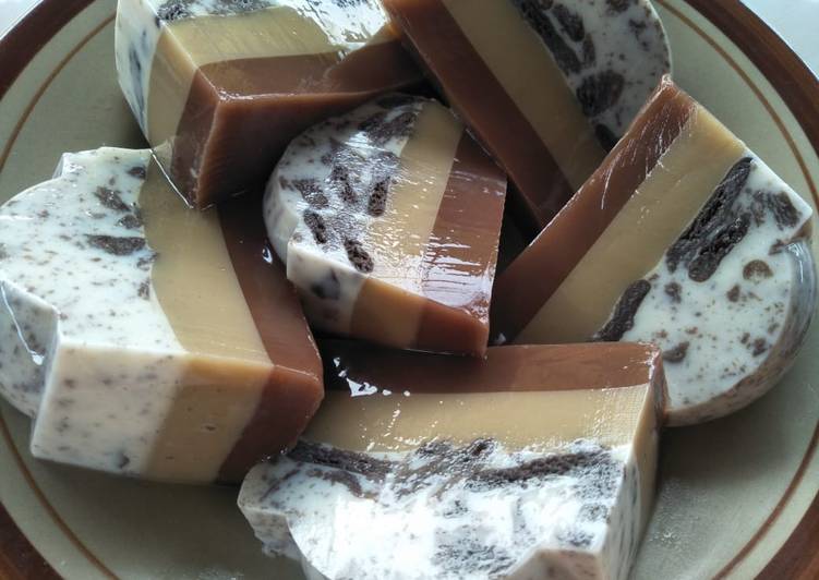 Resep masakan PUDING Mix Lemonia, Cappucino &amp; Chocolatos | Cara Masak PUDING Mix Lemonia, Cappucino &amp; Chocolatos Yang Lezat Sekali