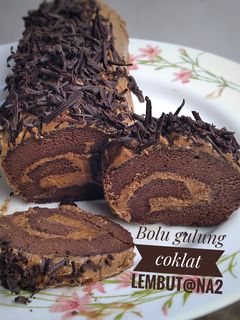 Foto resep Bolu Gulung Cokelat Lembut