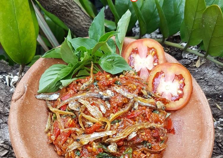 Resep 151. Sambal Teri Kemangi Anti Gagal