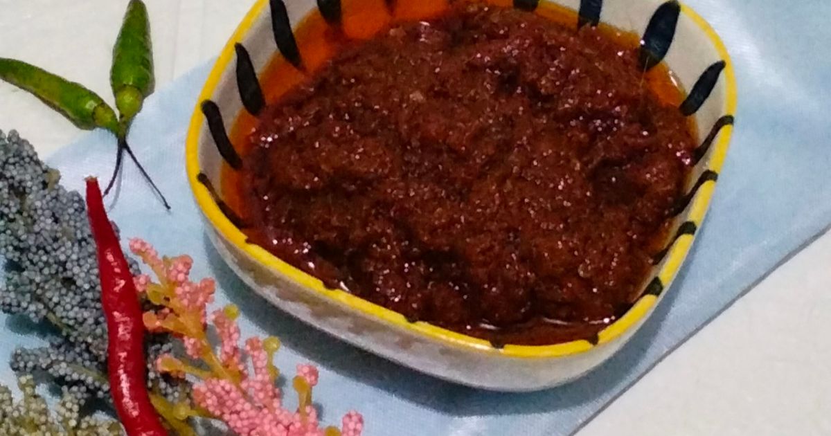 Sambel terasi goreng