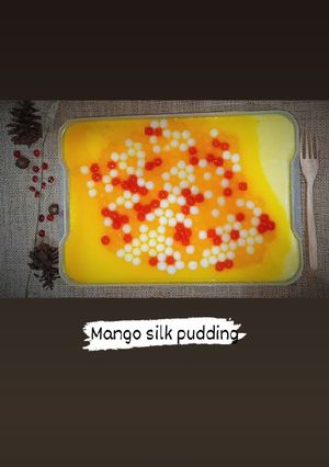 Foto resep Mango silk pudding