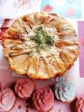 Endive, Roquefort, and Camembert Cream Tarte Tatin