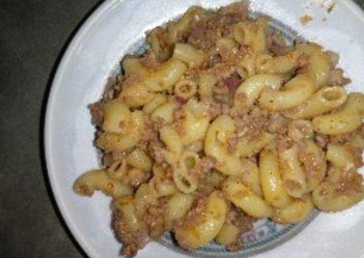 Special Keema macaroni