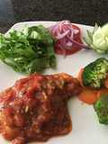 Pollo en salsa pomodoro