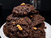 Una foto de cookies de avena