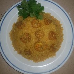 A picture of Simple and tasty prawn rice.