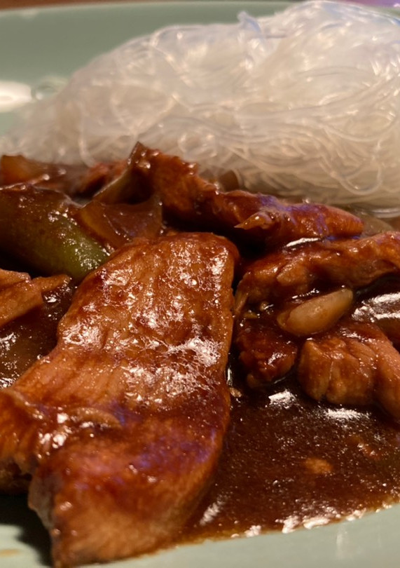 Una foto de Pollo Kung Pao (宫保鸡丁)