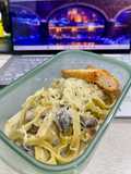 21. Fettuccine Mushroom Sauce