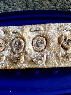 Una foto de Budín integral de banana y coco rallado 😋