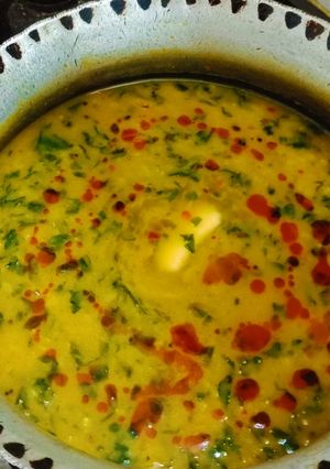 A picture of Methi ki dal.