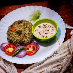 A picture of Pudina rice.