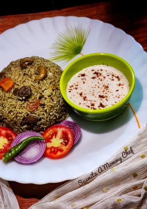 A picture of Pudina rice.