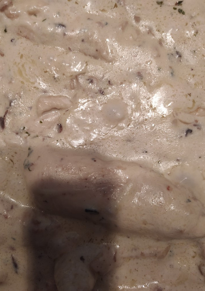 Una foto de Solomillos de pollo en salsa
