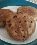 Galletas con chispas en sartén o comal