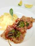 Saltimbocca alla romana – borjúszelet zsályával, pármai sonkával