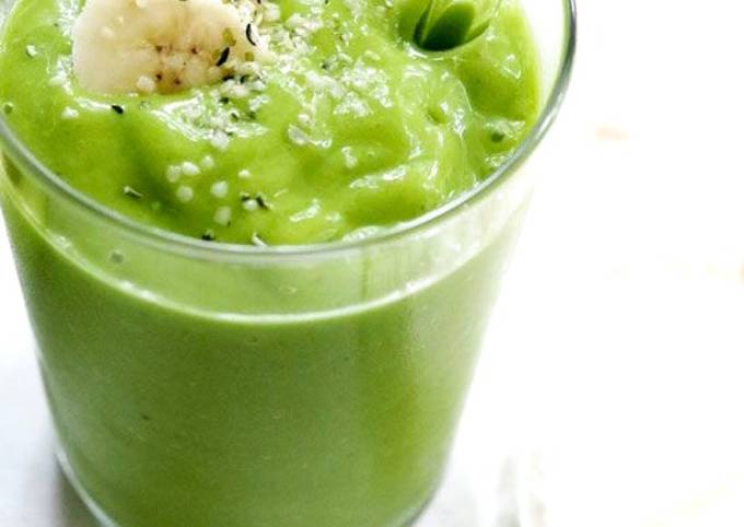 Steps to Prepare Gordon Ramsay Monkey Matcha Smoothie