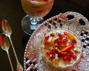 How To Make Recipe Fruit Cream Delicious and Healthy