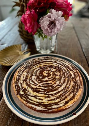 Une photo de Le gâteau noix de coco pour milo