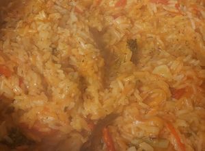 Una foto de Risotto Vegetariano 🫛🥬🌽🥕🌶