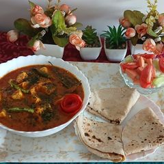 A picture of Paneer Kolhapuri masala.