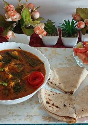 A picture of Paneer Kolhapuri masala.