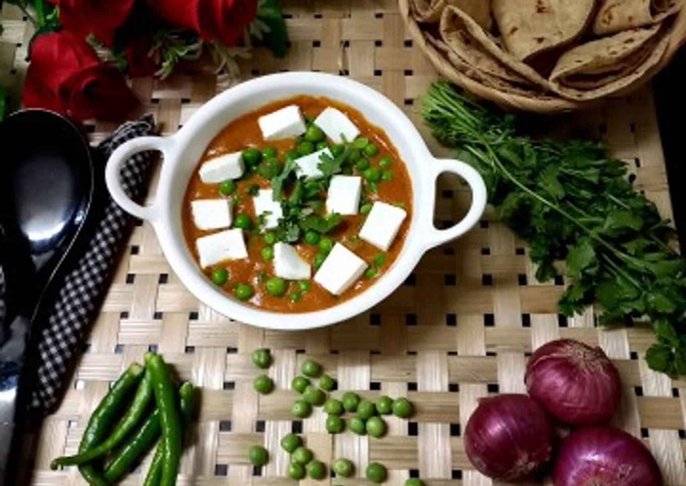 Matar paneer