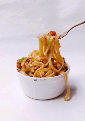 Foto resep Mie nyemek sederhana